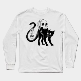 Spooky Cat Long Sleeve T-Shirt